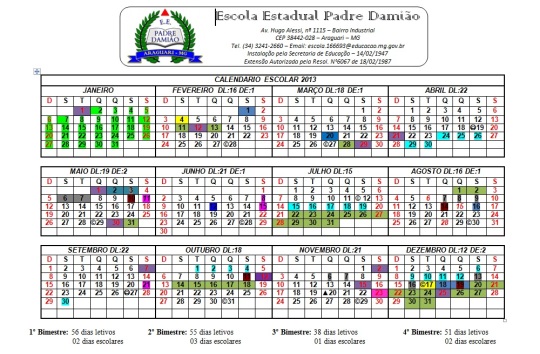 Calendário-2013 Anual